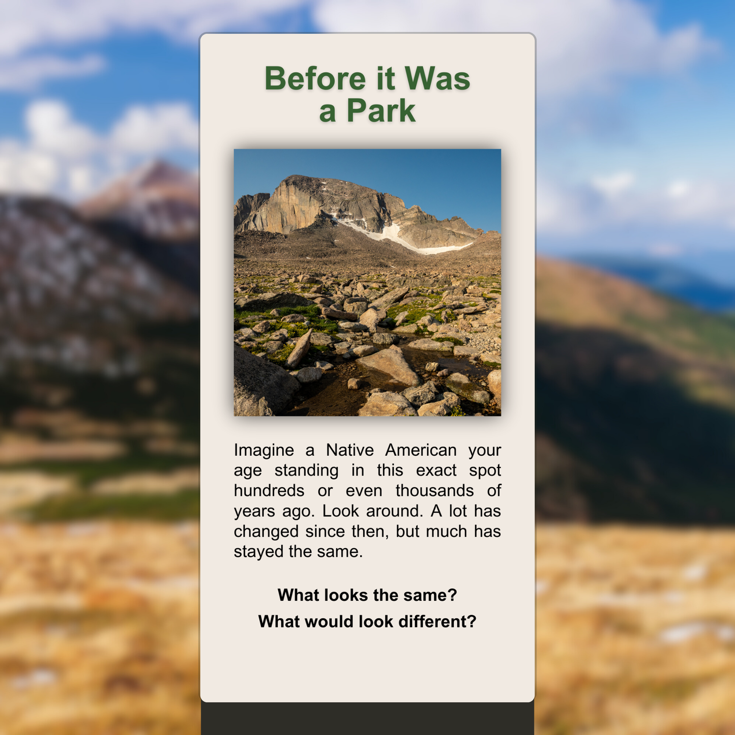 Before it Was a Park