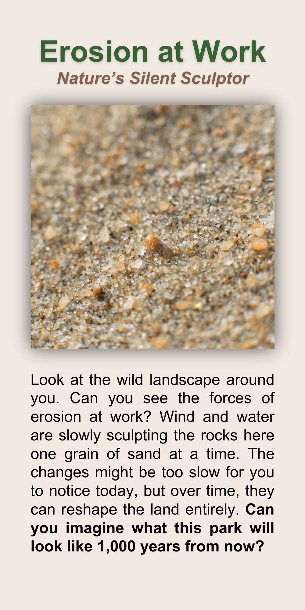 Erosion at Work