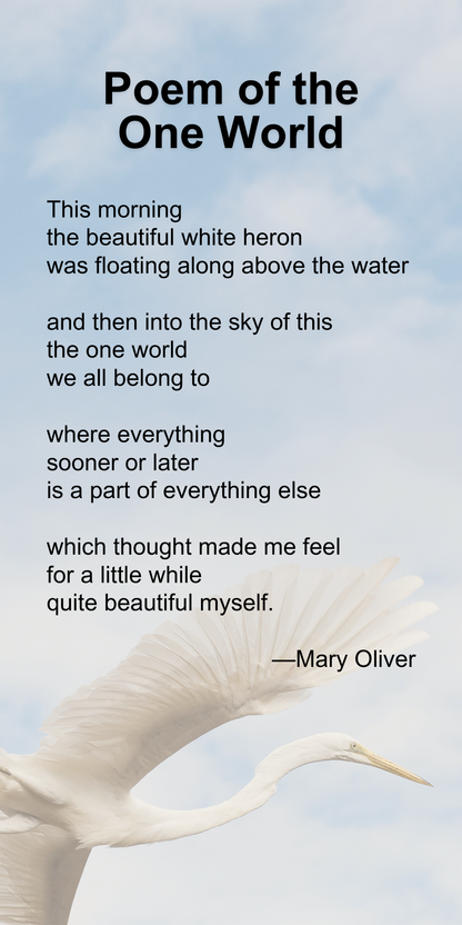 Poem of the One World