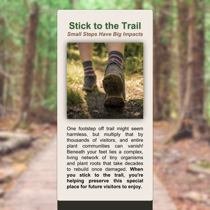 Stick to the Trail