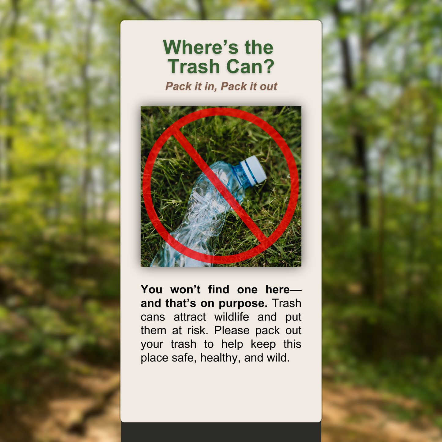 Where's the Trash Can?